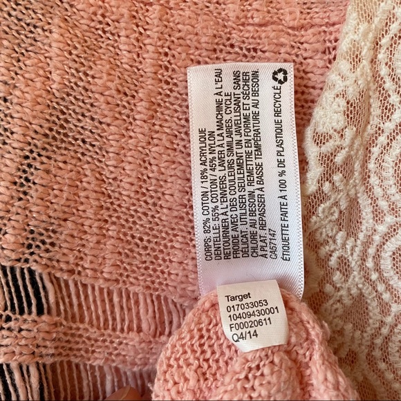 2 for $20 💌Target Mossimo Supply Pink Sweater - Picture 5 of 6